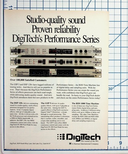 Digitech performance series - digitech,